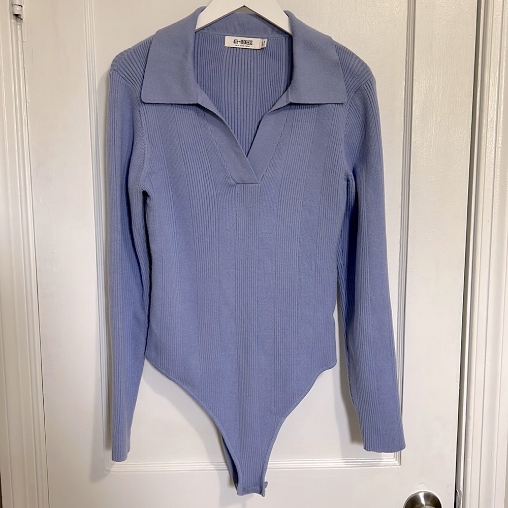 4th & Reckless Knitted Collar Bodysuit